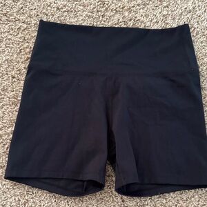 Women's Black High-Waisted Shorts